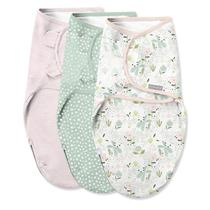 Swaddle Summer Infant SwaddleMe Original 100% algodão, 0-3 m, pacote com 3 Swaddle Summer Infant SwaddleMe Original 100% algodão, 0-3 m, pacote com 3