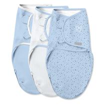 Swaddle SwaddleMe by Ingenuity Original 100% algodão, 0-3 m, pacote com 3 Swaddle SwaddleMe by Ingenuity Original 100% algodão, 0-3 m, pacote com 3