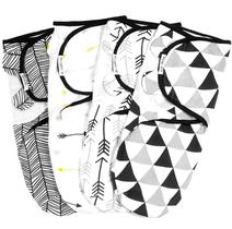 Swaddle Wrap BaeBae Goods, triângulos pretos, tamanho L