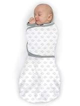 SwaddleDesigns Omni Swaddle Sack com 6-way Adjustable Wrap & Arms Up Sleeves & Mitten Cuffs, Easy Swaddle Transition, Better Sleep for Newborn Baby Boys & Girls, Tiny Hedgehogs, Small, 0-3 Months