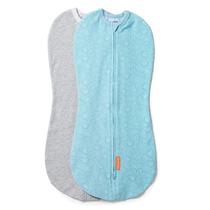 SwaddleMe Compression Swaddle Pod de 0 a 2 meses, pacote com 2 Dino Jam
