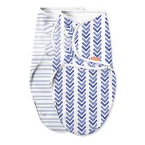 SwaddleMe Luxe Easy Change Swaddle, pacote com 2 unidades, pequeno/médio SwaddleMe Luxe Easy Change Swaddle, pacote com 2 unidades, pequeno/médio