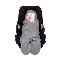 SWADDYL Baby Bunting Bag I Swaddle Cobertor I Universal para Assento de Carro Graco Chicco Britax do carrinho de bebê Cama de bebê I Made in Europe (Luz/Branco)