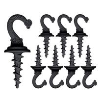 Swag Driller Hooks diplambr Heavy Duty para pendurar (8, preto) Swag Driller Hooks diplambr Heavy Duty para pendurar (8, preto)