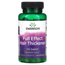 Swanson Keranat Full Effect Hair Thickener 600mg Espessante Capilar 60 Cápsulas