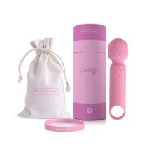 Sweet Vibe Dengo Rosa Vibrador Varinha Mágica 13cm x 3,3cm em Silicone Recarregável - A Sós