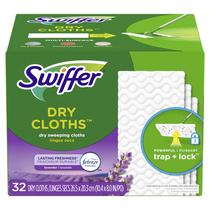 Swiffer Dry Pads, refil, aroma de lavanda, 96 panos