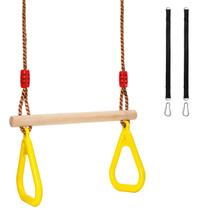 Swing Set Covzoe Trapeze Bar 16 de altura ajustável para crianças
