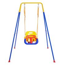 Swing Set FUNLIO 3 em 1 para criança com 4 sacos de areia para ambientes internos/externos