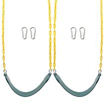 Swing Set Sunnyglade 2 peças Swing Seats Heavy Duty Green