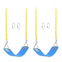 Swing Sets: assento AGPTEK com correntes antiferrugem de 168 cm, 113 kg, azul Swing Sets: assento AGPTEK com correntes antiferrugem de 168 cm, 113 kg, azul