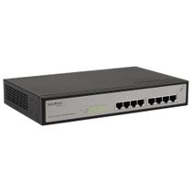 Switch 08 Portas Intelbras Sf802af 10-100 Mbps Poe Ativo