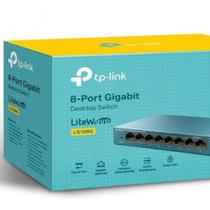 Switch 08 Portas Tp-link Ls108g Gigabit 10/100/1000mbps