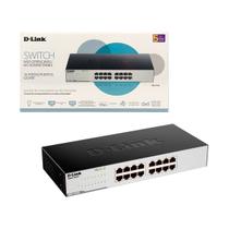 Switch 16 Portas D-Link DGS-1016C, Gigabit 10/100/1000 - Não Gerenciável