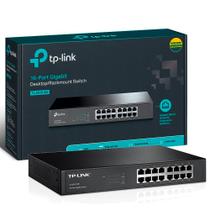 Switch 16 Portas Gigabit Tp Link TL-SG1016D 10/100/1000mbps Switch 16 Portas Gigabit Tp Link TL-SG1016D 10/100/1000mbps