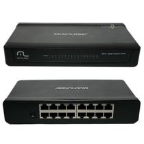Switch 16 Portas Hub 10/100 Rj45 Rede Ethernet MULTILASER