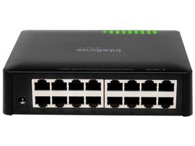 Switch 16 Portas Intelbras SF 1600 Q+ - 10/100Mbps