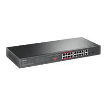 Switch 16 Portas PoE+ 10/100Mbps 2 Portas Gigabit Switch 16 Portas PoE+ 10/100Mbps 2 Portas Gigabit