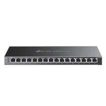 Switch 16 portas tp-link tl-sg2016p gigabit 10/100/1000 mbps c/8 portas poe+