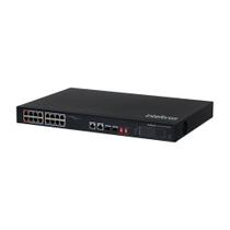 Switch 16p fast poe 2p giga 2p sfp sf 1822 hi-poe intelbras