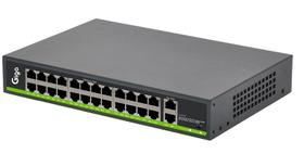 Switch 24 portas 10/100 poe + 2 uplink 400w giga gs0248 r.02737