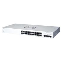 Switch 24 Portas Cisco Business 220, Gerenciavel, 24 portas Gigabit + 4 SFP+ 10G, CBS220-24T-4X-NA