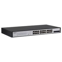 Switch 24 Portas Giga PoE + 4 Portas Mini-Gbic SG 2404 PoE L2+ Intelbras