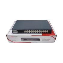 Switch 24 Portas Gigabit Hikivision Ds-3E0524-E(B) Pt-Hk1013