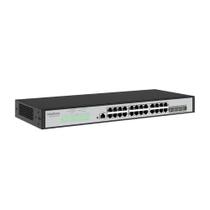 Switch 24 Portas Intelbras SG 2404D MR L2+ - Gigabit - 4 Portas SFP - Gerenciável L2+