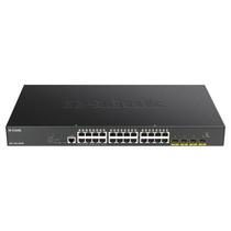 Switch 28 Portas D-Link DGS-1250-28XMP - Gerenciável - 24 Portas Gigabit PoE - 4 Portas SFP+ 10G Switch 28 Portas D-Link DGS-1250-28XMP - Gerenciável - 24 Portas Gigabit PoE - 4 Portas SFP+ 10G