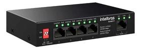 Switch 5 portas 10/100 com 4 portas poe - s1105f-p intelbras