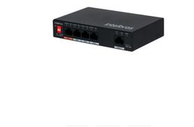 Switch 5 portas Fast Ethernet com 4 portas PoE Intelbras SF 500 HiPoE Switch 5 portas Fast Ethernet com 4 portas PoE Intelbras SF 500 HiPoE