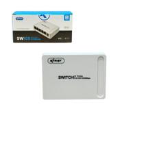 Switch 5 Portas Gigabit Hub Para Internet Lan Rede Fast Rj45 - KNUP Switch 5 Portas Gigabit Hub Para Internet Lan Rede Fast Rj45 - KNUP