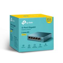 Switch 5 Portas - Gigabit - TP-Link - Grafite - LS105G