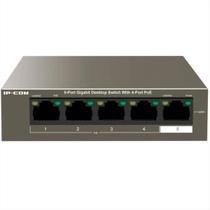 Switch 5 Portas IP-COM G1105P-4-63W - Gigabit - 4 Portas PoE e 1 Porta Uplink - Não Gerenciável