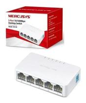 Switch 5 portas Mercusys SOHO MS105 10/100Mbps
