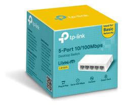 Switch 5 Portas Rj45 10 100mbp Tplink Ls1005 Fast Ethernet
