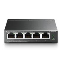 Switch 5 portas TP-Link TL-SG1005P - Gigabit - 4 portas PoE+ - até 65W - Preto