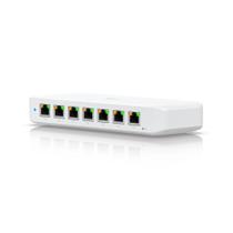 Switch 7 Portas Ubiquiti UniFi - 7 Portas Gigabit - Porta RJ45 - PoE+ - Gerenciável - USW-ULTRA-60W