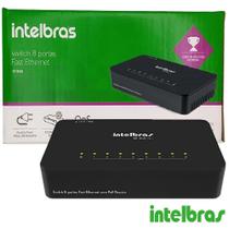 Switch 8 Portas 10/100 Intelbras SF 800 Q+