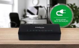Switch 8 portas 10/100 mbps sg 800 q+ intelbras