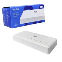 Switch 8 Portas Gigabit 10/100/1000 Mbps Re608 Multilaser Switch 8 Portas Gigabit 10/100/1000 Mbps Re608 Multilaser