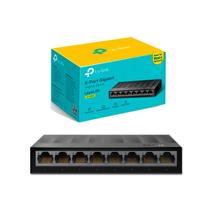 Switch 8 Portas Gigabit 10/100/1000Mbps LS1008g TP-Link Switch 8 Portas Gigabit 10/100/1000Mbps LS1008g TP-Link