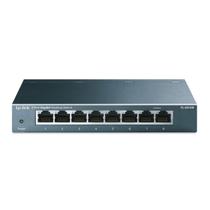 Switch 8 Portas Gigabit De Mesa 10/100/1000 Mbps Tl-sg108 Smb F023