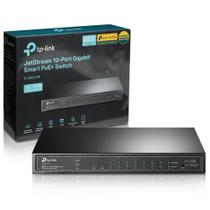 Switch 8 Portas Gigabit PoE e 2 Slots SFP Gerenciavel Omada TL-SG2210P TP LINK