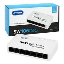 Switch 8 Portas Gigabit Rede 10/100/1000mbps Hub Rj45 Bivolt