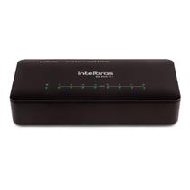 Switch 8 Portas Intelbras SG 800 Q+ - 8 Portas Gigabit - Preto