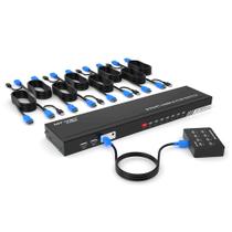 Switch 8 Portas KVM 4K Hdmi/Usb 3840X2160 Rack 19" MT-801HK-C MT-VIKI
