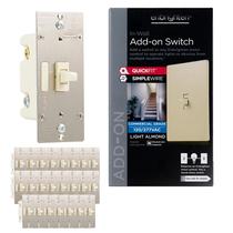 Switch adicional Enbrighten Almond, pacote com 24 unidades Z-Wave/Zigbee