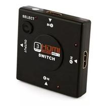 Switch Chaveador Hdmi 3x1 Full Hd 1080p